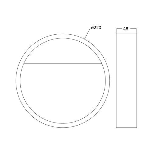 APLIQUE EXT MANTRA 6850 CYCLE EXT LED 3000K