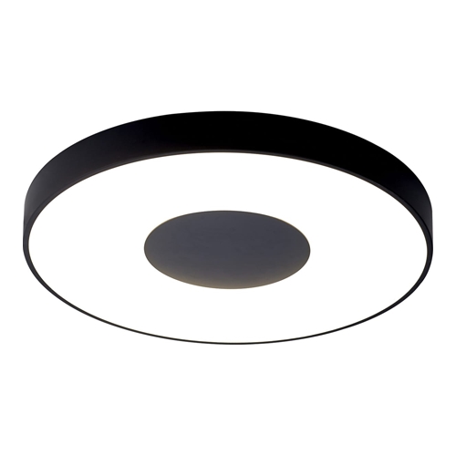 PLAFON MANTRA COIN 7564 C/MANDO NEGRO LED 80W