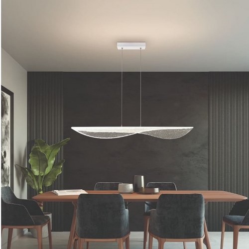 LAMPARA COLGANTE MANTRA BIANCA LED GRANDE 7765