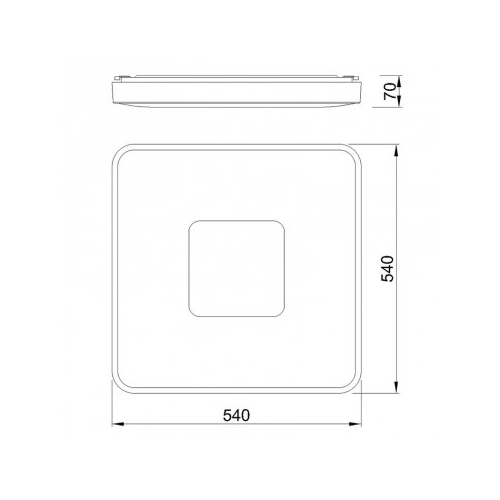 PLAFON MANTRA COIN CUAD 7918 C/MAN MADERA LED 100W