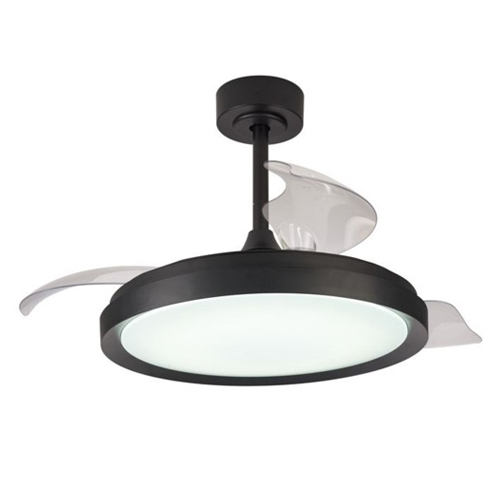 PLAFON VENTILADOR MANTRA 8828 MISTRAL NEGRO