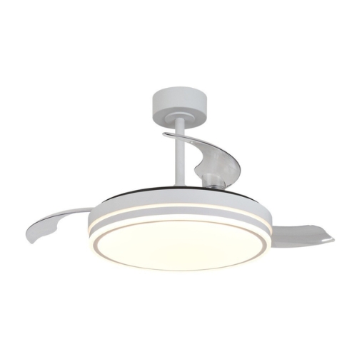 VENTILADOR MANTRA LUNA S PEQUEÑO LED BLANCO 9665