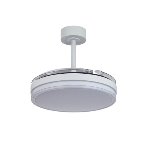 VENTILADOR MANTRA LUNA S PEQUEÑO LED BLANCO 9665