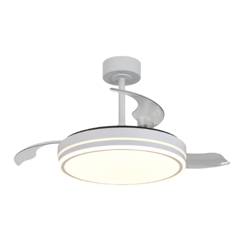VENTILADOR MANTRA LUNA M MEDIANO LED BLANCO 9666