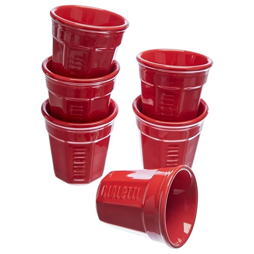 VASO BIALET BICCHIERINI OCTOG RED SET/6 YOTZ503