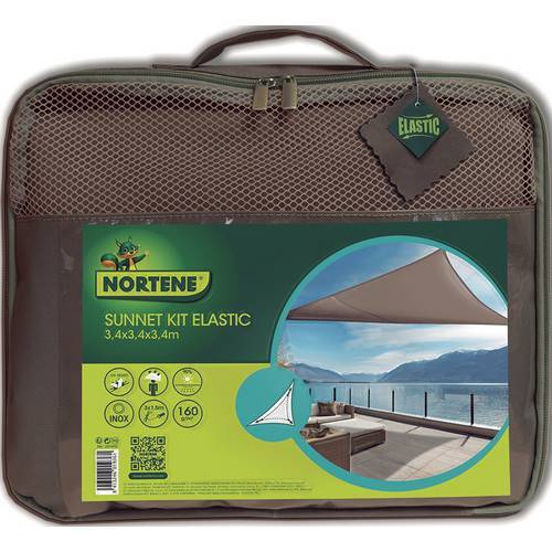 VELA SOMBREO NORTENE SUNNET ELAST 3,4X3,4X3,4 MARR