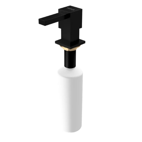 DISPENSADOR TEKA 115890041 CUADRADO NEGRO MATE