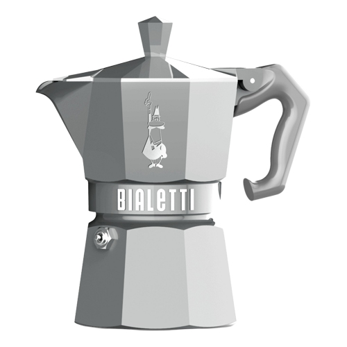 CAFETERA BIALET MOKA EXPRESS EXCLUSIV SILVER 6-TAZ