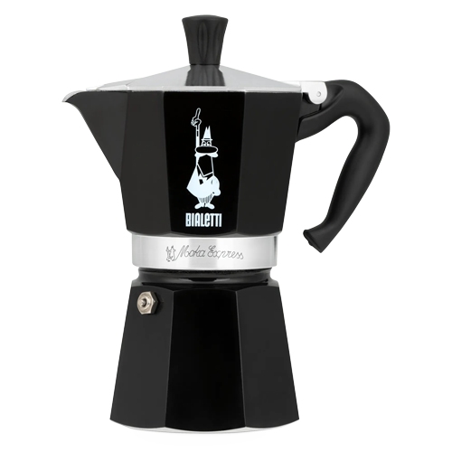 CAFETERA BIALET MOKA EXPRESS EXCLUSIV BLACK 3-TAZ