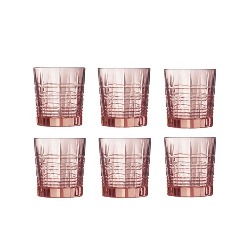 VASO ARC BRIXTON ROSA 30CL SET/6 9421617