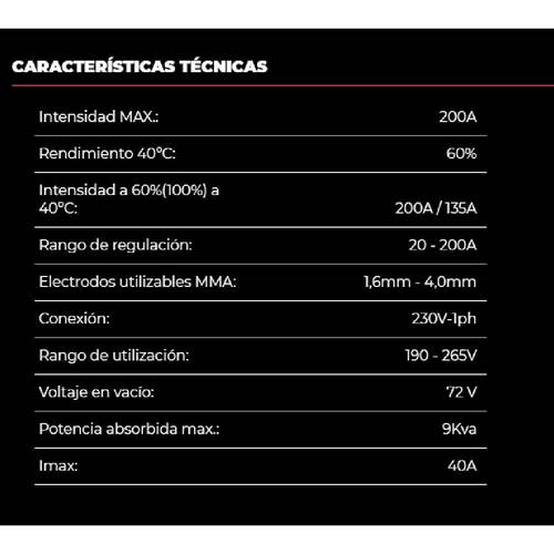 GRUPO SOLD SOLTER CORE 200I INVERT 04097