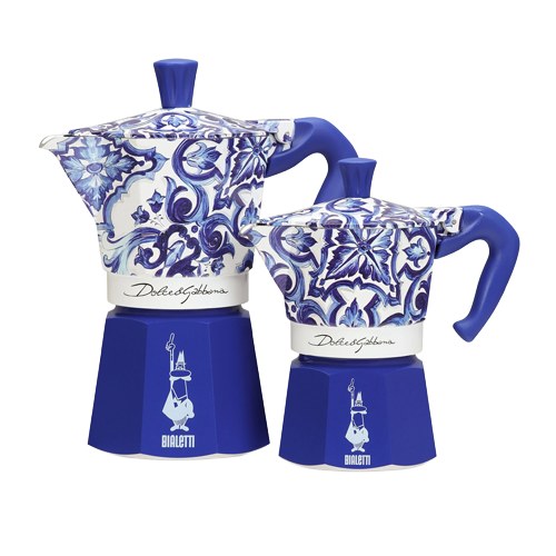 CAFETERA D & G MOKA EXPRESS BLU MEDIT 3-TAZ 5345