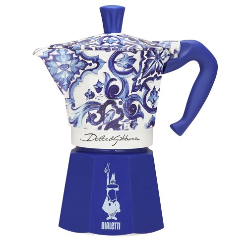 CAFETERA D & G MOKA EXPRESS BLU MEDIT 6-TAZ 5346