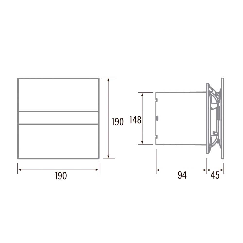 EXTRACTOR BAÑO CATA E-150 G STANDARD 00902000