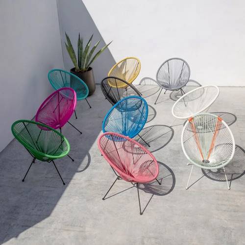 SILLON LDK ACAPULCO RATAN TRICOLOR 84686