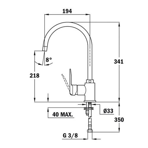 GRIFO TEKA 559950200 SP995