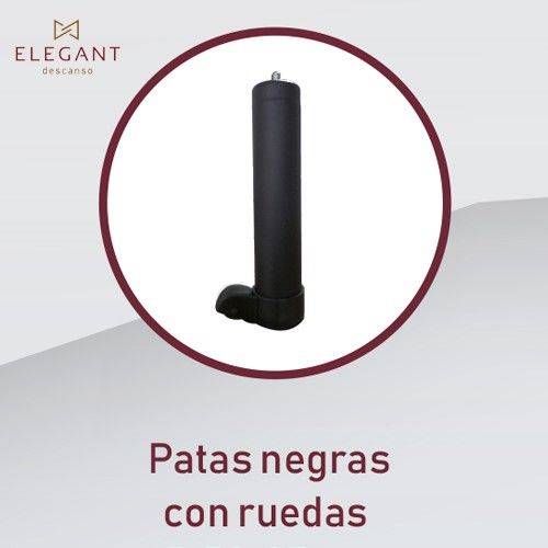 JGO PATAS DESCANSO ELEG 25CM R50 NEGRA C/R SET/2