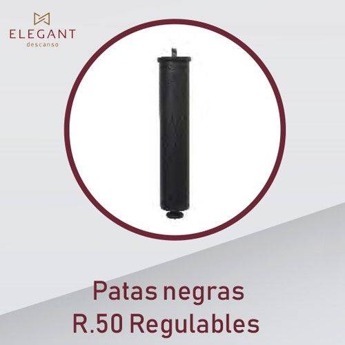 JGO PATAS DESCANSO ELEG 30CM R50 NEGRA SET/2