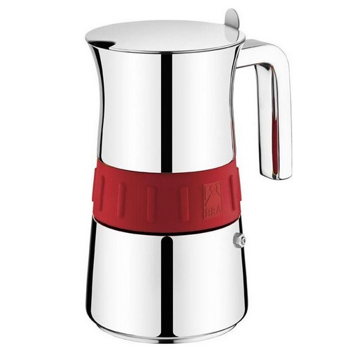 CAFETERA BRA ELEGANCE 6-TAZ RED A170567