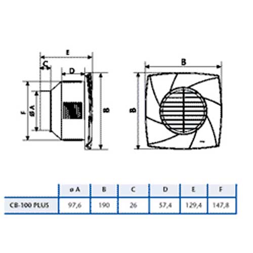 EXTRACTOR CATA CB100 PLUS