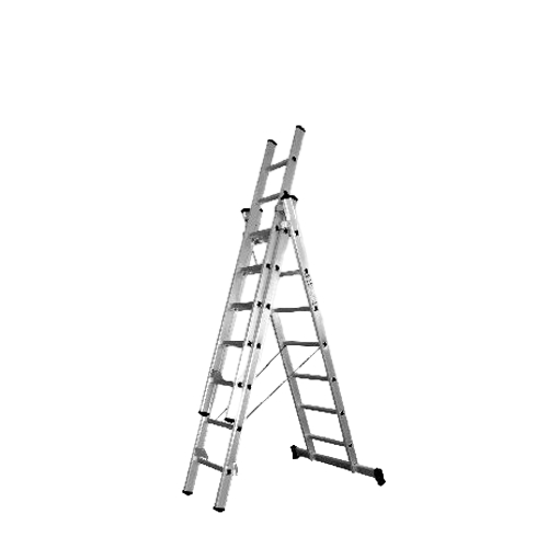 ESCALERA LUBER STAND TRIPLE ALUM 2,00M