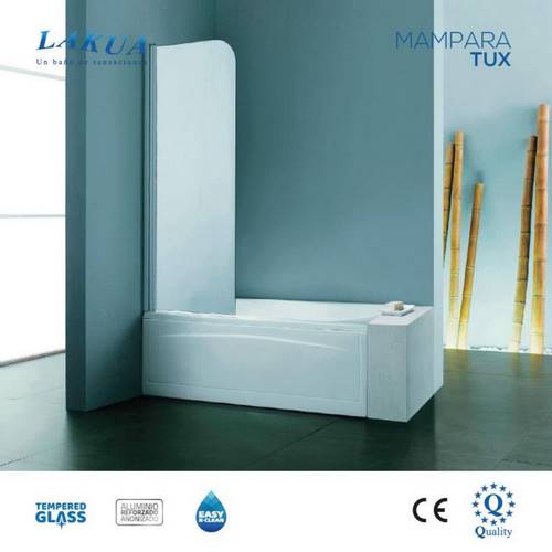 MAMPARA BAÑO LAKUA TUX 90X140 C/T 6MM