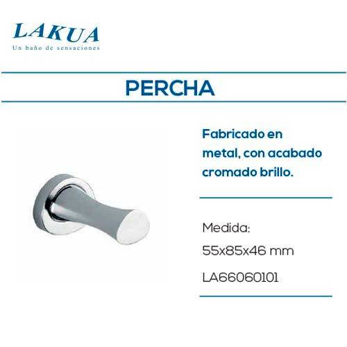 PERCHA LAKUA LA66 LAT CROMO