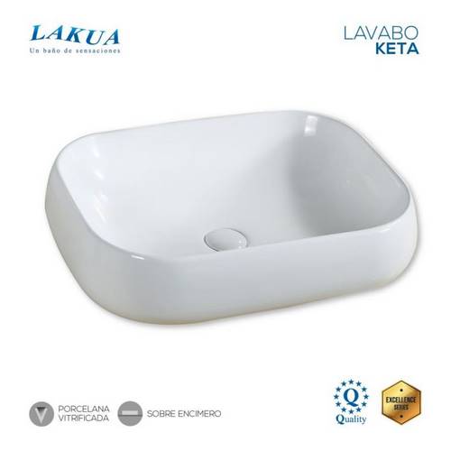 LAVABO LAKUA KETA PORCELANA 56X42X14CM