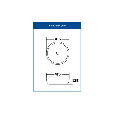 LAVABO LAKUA OTUN PORCELANA 415X135 20286249374