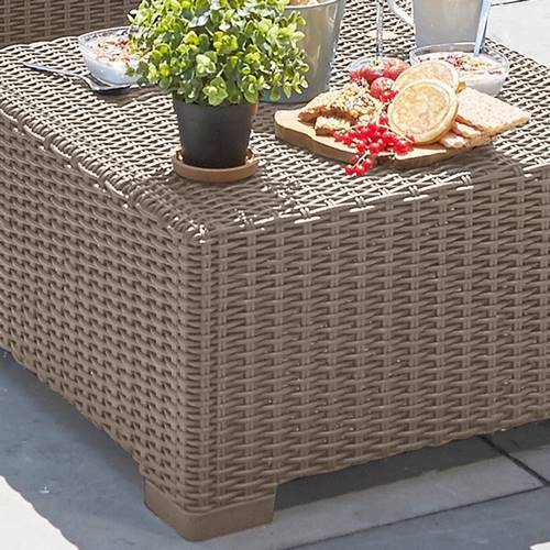 MESA CURVER CALIFORNIA 68X68X35 CAPUCHINO 198074