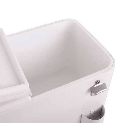 NEVERA LDK VINTAGE MET C/RUED 74X43X80 BLAN 127387