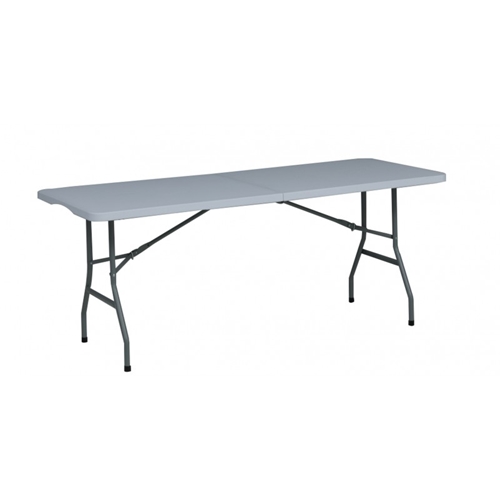 MESA NATUUR PLEGABL RESINA/ACERO 180X74X74