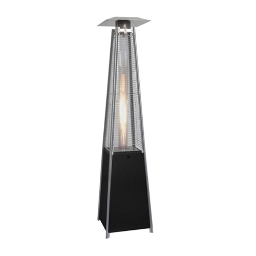 ESTUFA EXT NATUUR PIRAMIDE 2250MM NEGRA