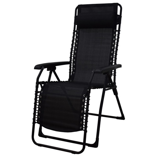 SILLON NATUUR RECLINABL AC/TEXT NEGRO