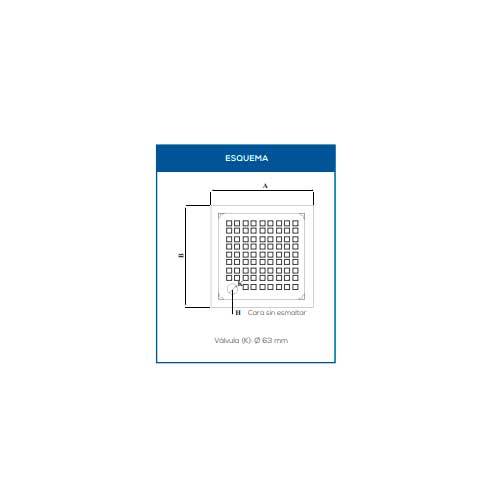 PLATO DUCHA LAKUA CERAMIC ISEO 80X80X9