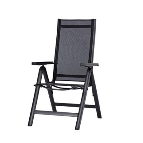 SILLON NATUUR ALUM/TEXT POSICIONES NEGRO