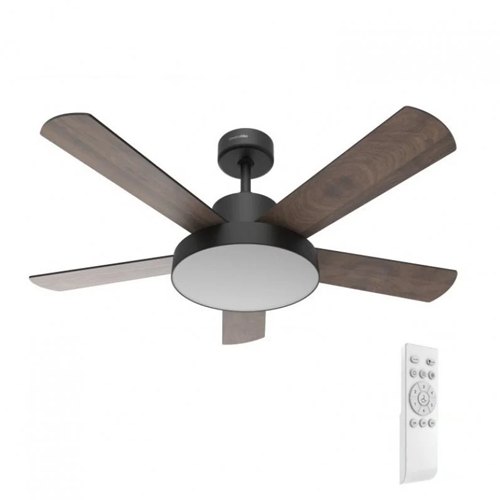 VENTILADOR TECHO UNIV BLUE LEVANTE NEGR/MAD 122CM