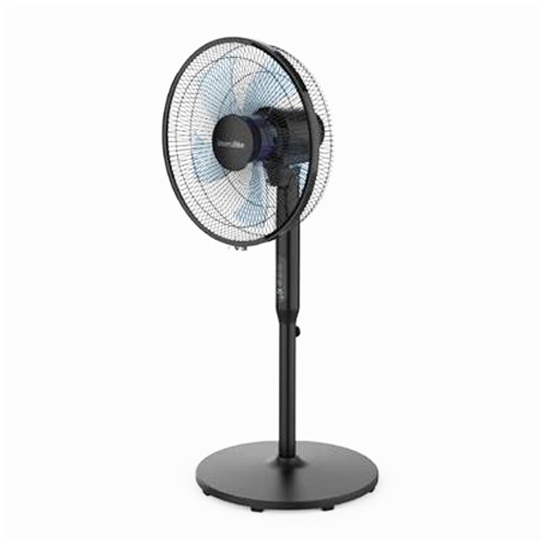 VENTILADOR PIE UNIV BLUE ZERMATT 40CM 25W NEGR
