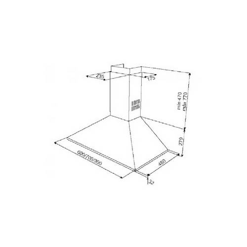 CAMPANA TEKA DBB90 INOX 40460440