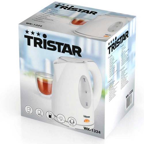 HERVIDOR TRISTAR WK1324 BLAN 1,5L 2000W