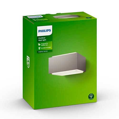 APLIQUE PHILIPS HEDGEHOG 1X42W GRIS 1733787PN