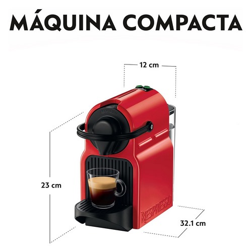 CAFETERA KRUPS XN1005P40/VC INISSIA ROJA