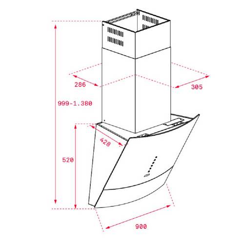 CAMPANA TEKA DVU590W BLANCA 40491315