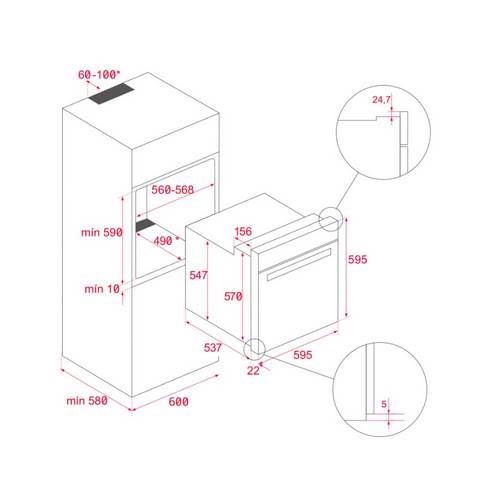 HORNO TEKA HBB435SS INOX MULTIF EASY 41560011