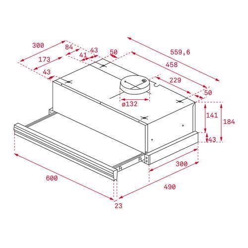 CAMPANA TEKA CNL6400WH BLAN 40436801 EXTRAIBLE