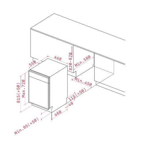 LAVAVAJILLAS TEKA DW840FI INTEG 45CM 40782147