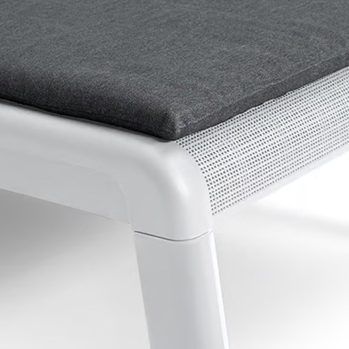 TUMBONA CURVER MALLORCA BLANC C/COJIN GRIS 260549