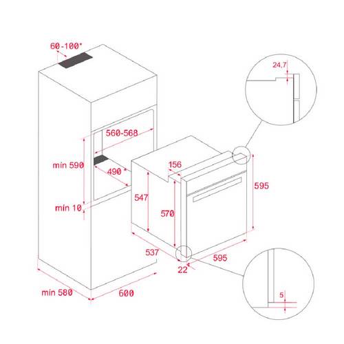 HORNO TEKA HBB510WH 220-240 50/60 41560033