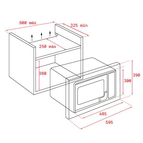 MICROONDAS TEKA MS620BIH 40584011