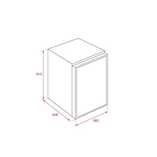 FRIGORIFICO TEKA TS1138 BLANCO BAJO ENC 40607710